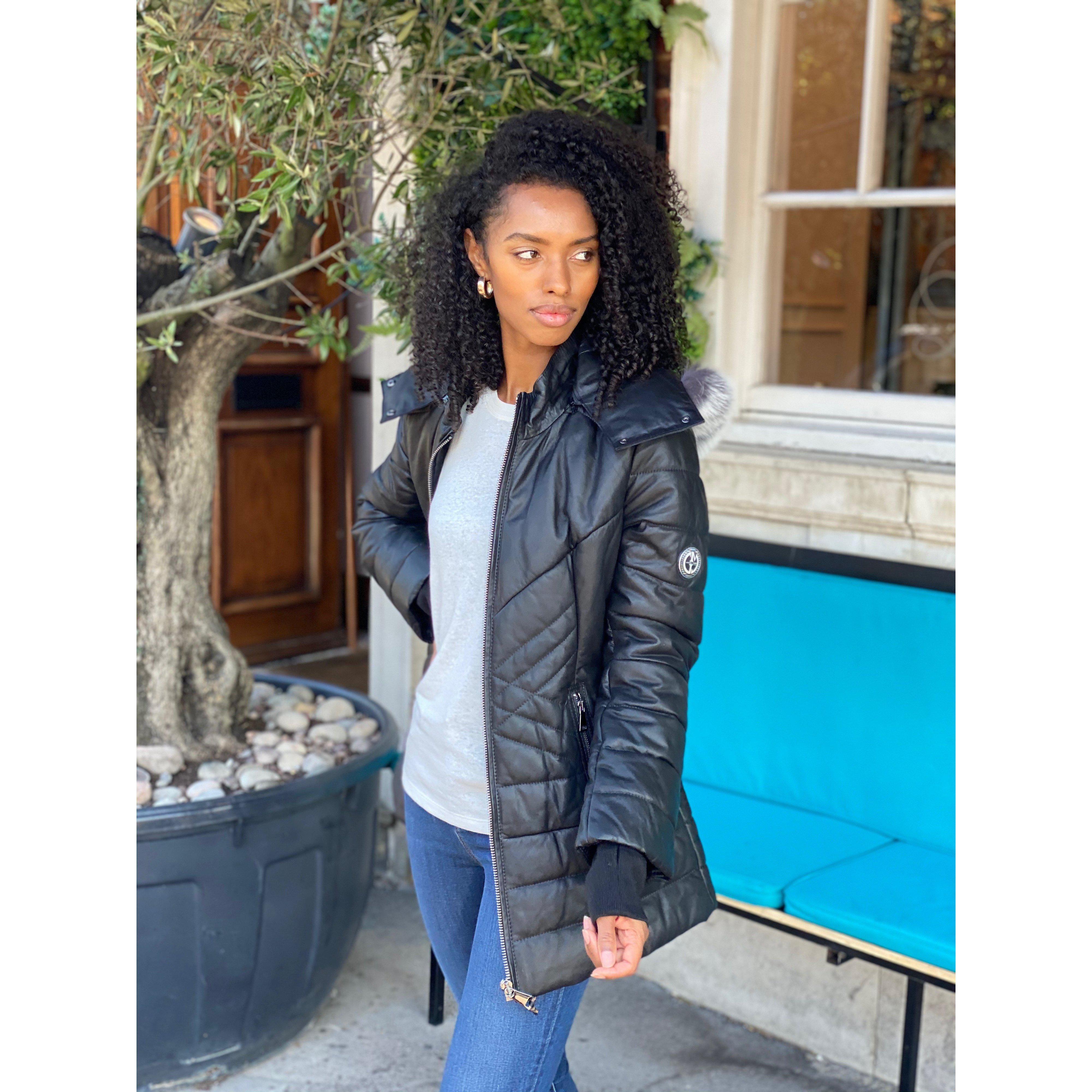 Doudoune Cuir Alexandrine