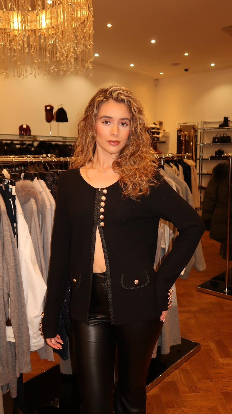 Camellia Split Detail Top