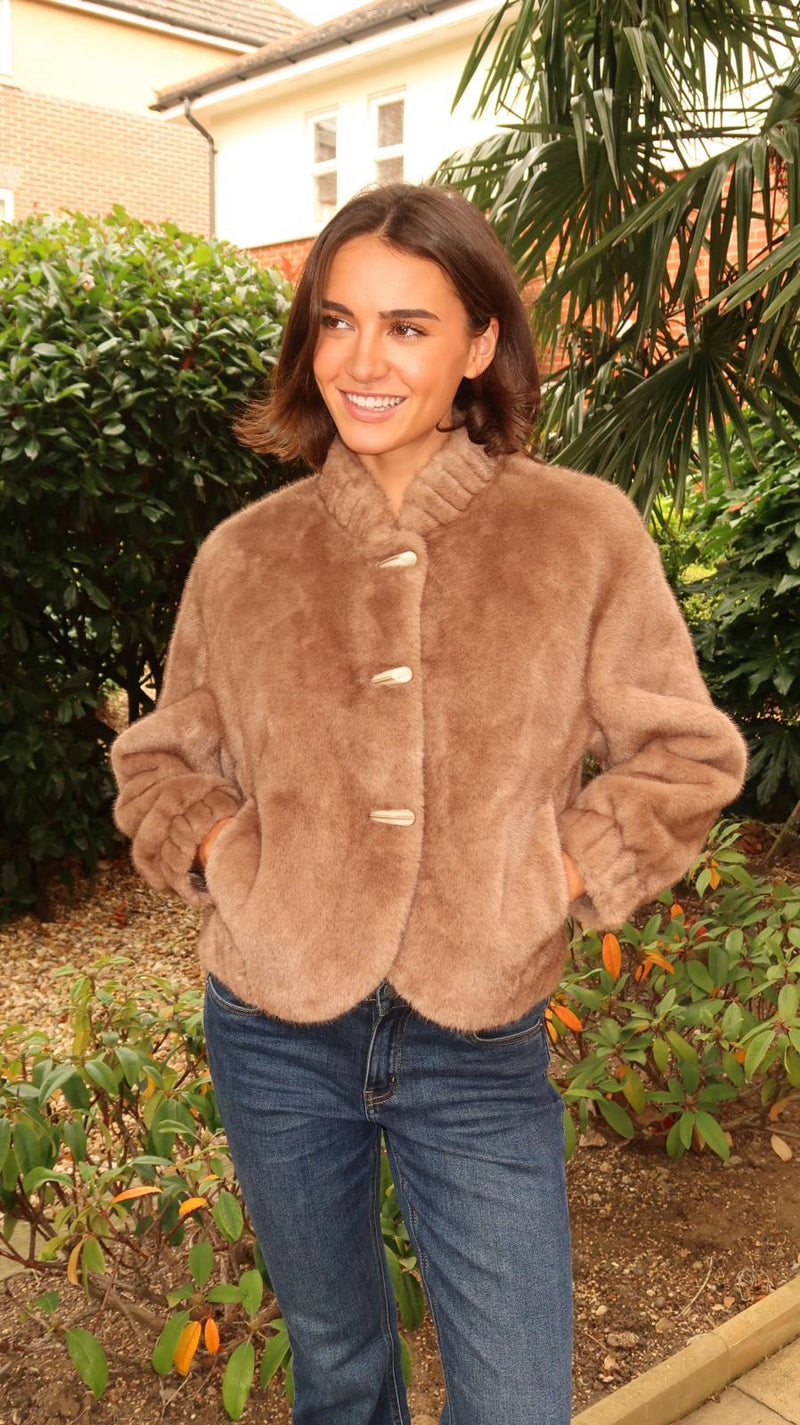 Hema Faux Fur Jacket