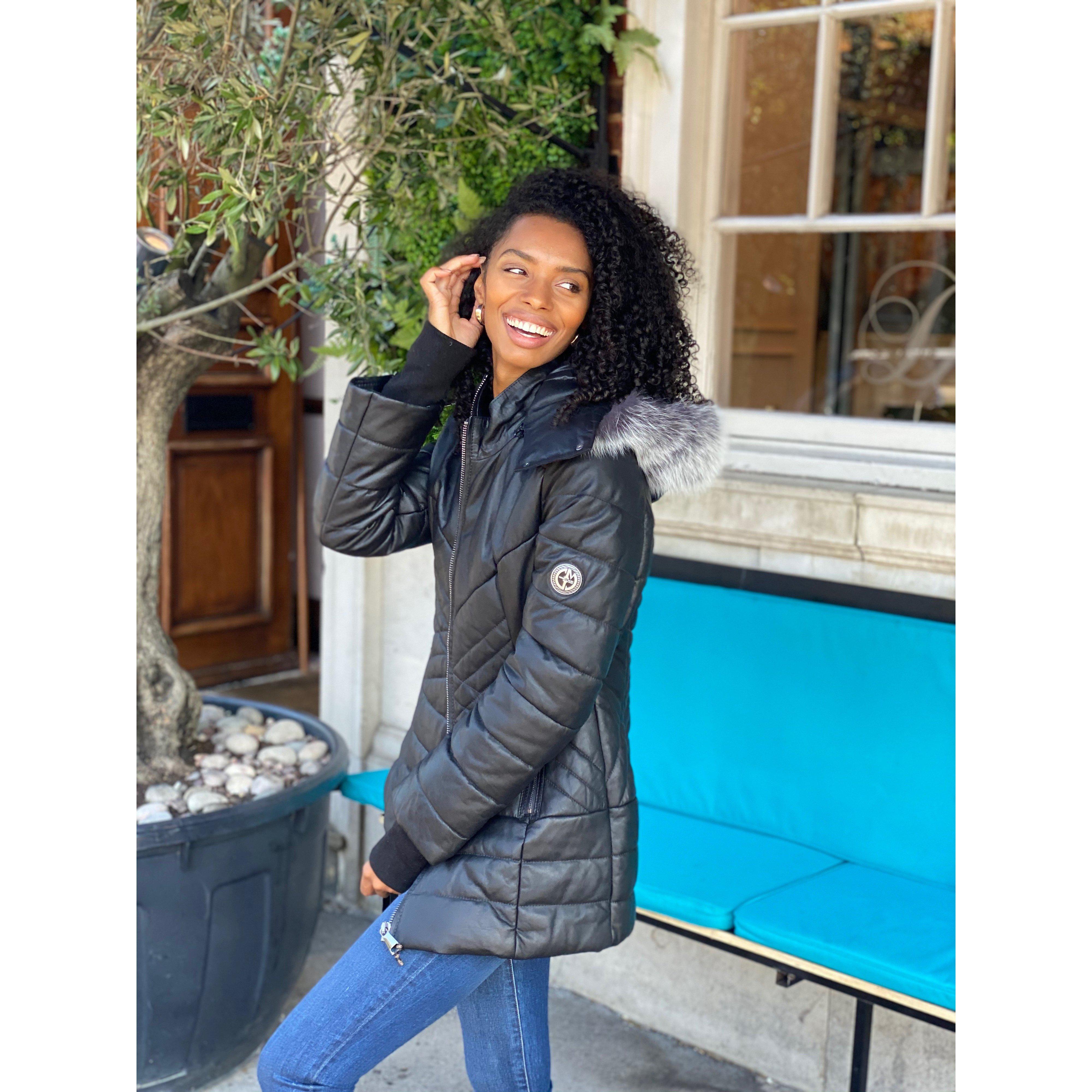 Doudoune Cuir Alexandrine